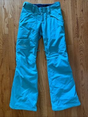 The North Face XS DryVent Bright Turquoise Ski snow snowboard Pants great cond
